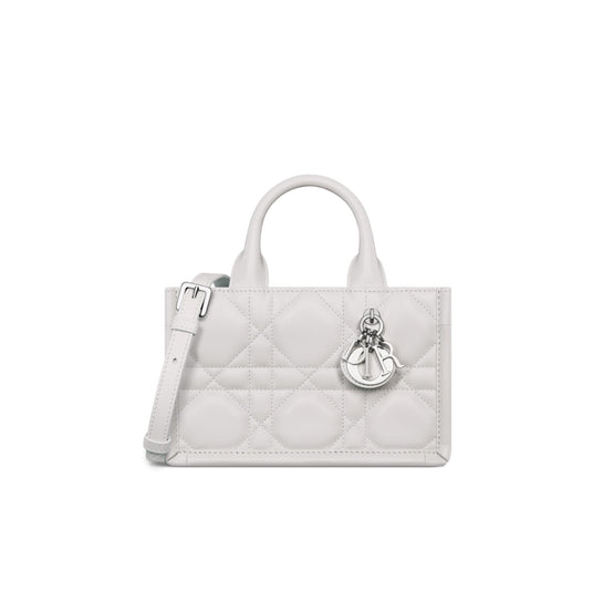 S5573PWHPM19G - Mini Dior Book Tote - 19G Gris Tendre