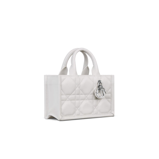 S5573PWHPM19G - Mini Dior Book Tote - 19G Gris Tendre