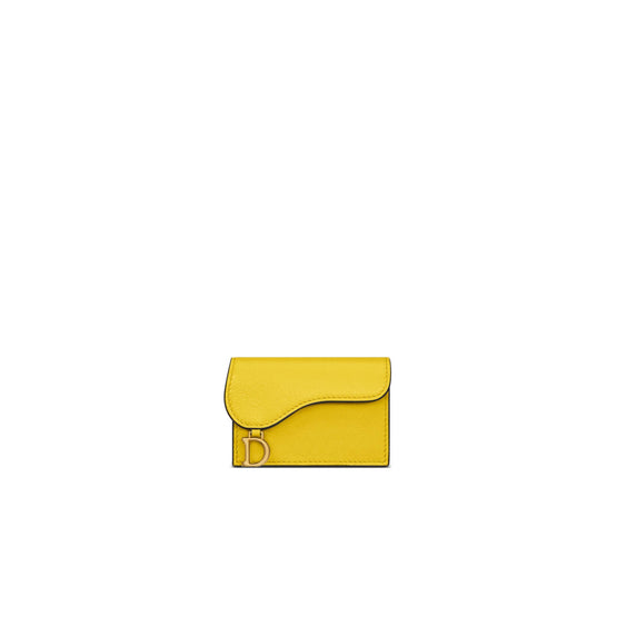 S5611CCEHM32Y - Saddle Bloom Card Holder - 32Y Yellow Ornamental