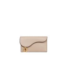 S5692CCEHM51U - Saddle Cosmos Zipped Card Holder - 51U Powder Beige