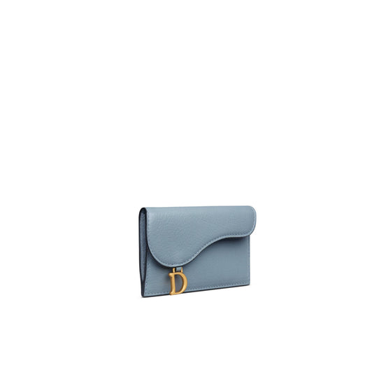 S5692CCEHM81B - Saddle Cosmos Zipped Card Holder - 81B Cloud Blue