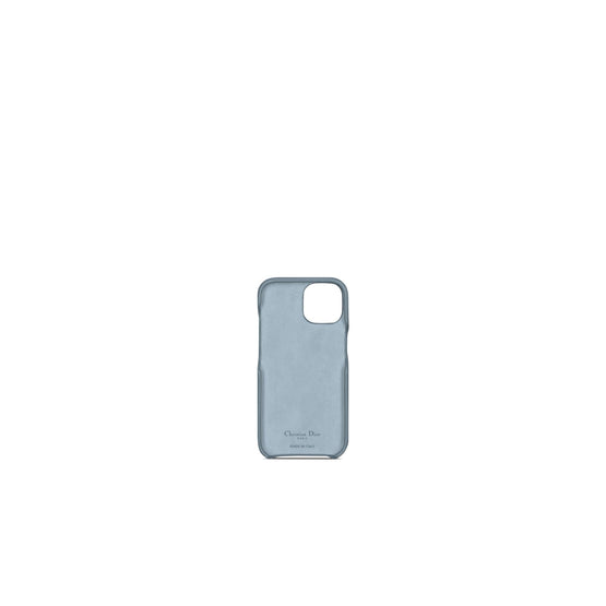 S6011ONMJM81B - Lady Dior Cover For Iphone 15 - 81B Cloud Blue