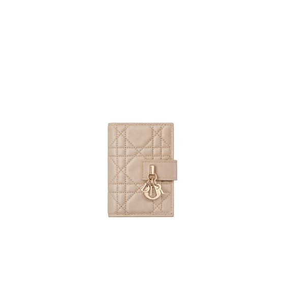 S6036ONMJM51U - My Dior Dandelion Card Holder - 51U Powder Beige
