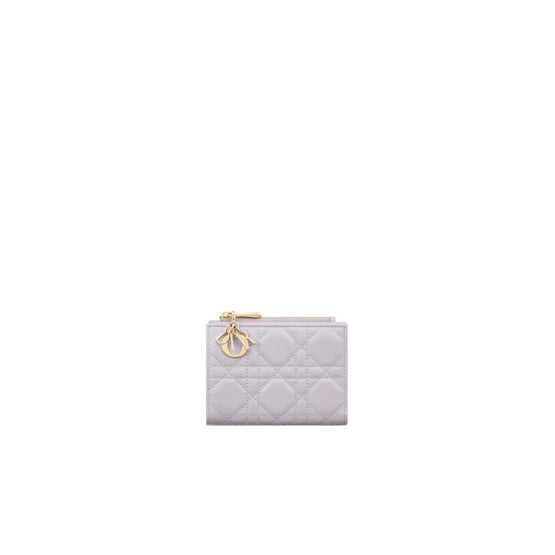 S6037OBWUM915 - Lady Dior Dahlia Wallet - 915 Lilas/Multicolor