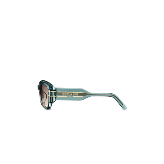 SGTS13FXR55F2 - Diorsignature S13F - 55F2 Green / Shaded Brown Lens