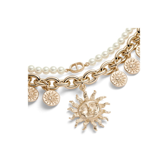 V1325WOMRSD301 - Women's Charm - 301 Gold/White