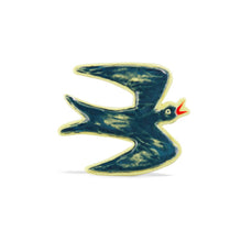 V1438HOMGMD395 - Dior And Hylton Nel Bird Brooch - 395 Multicolore