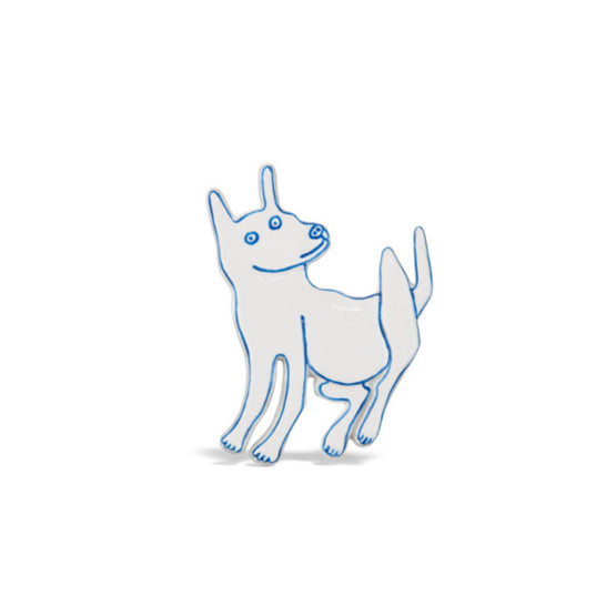 V1439HOMGMD395 - Dior And Hylton Nel Dog Brooch - 395 Multicolore