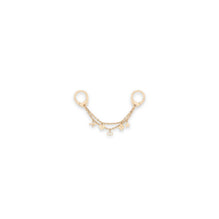 V1630WOMRSD301 - Petit Cd Lucky Charms Bag Charm - 301 Gold/White